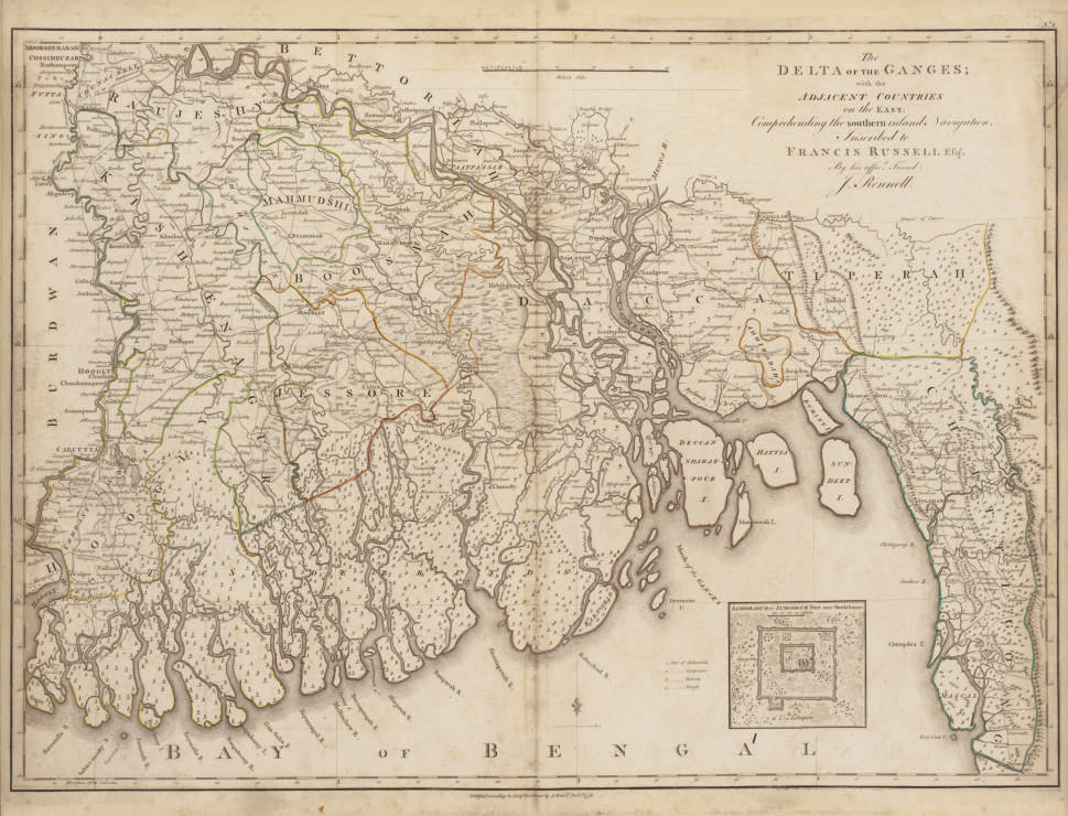 Rennell James 1742 1830 A Bengal Atlas London 1781 4o